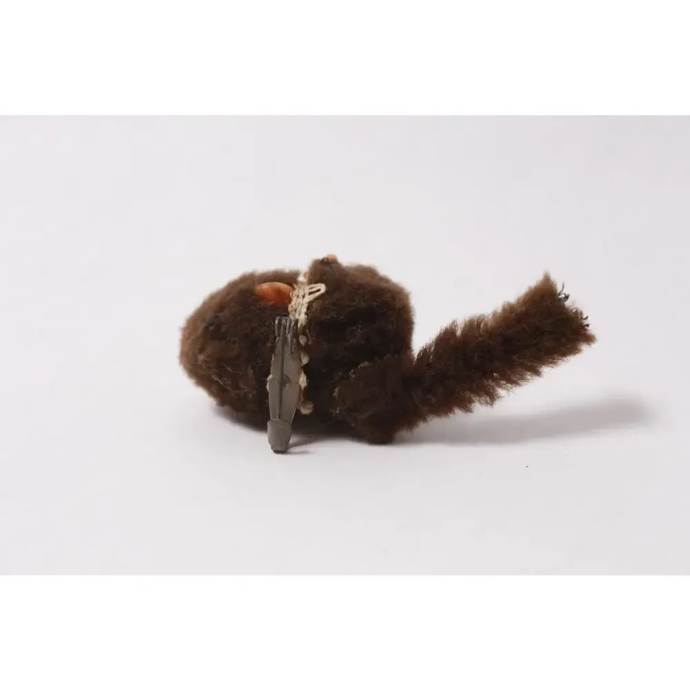 1970s Sekiguchi Monchhichi Brooch Pin Soft Mini Figurine ~ 260730-WH 511